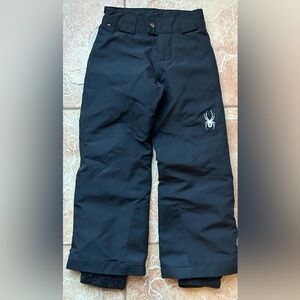 SPYDER mens black insulated snowpants